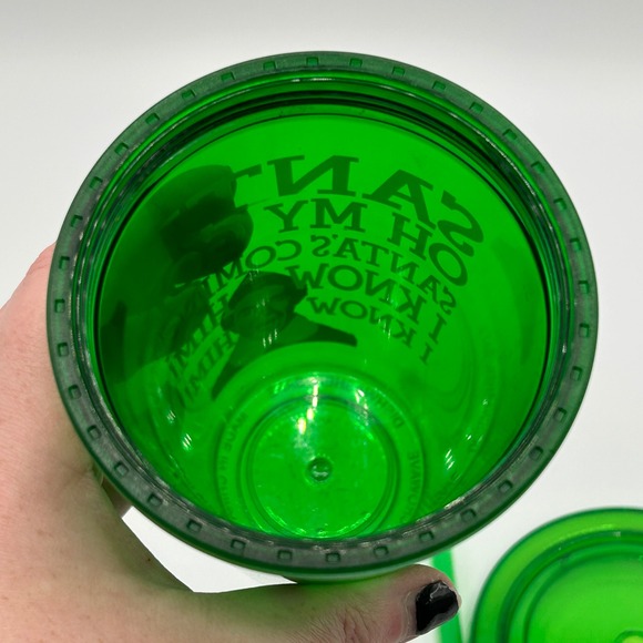 Icup Elf Movie Buddy the Elf "Santa Oh My God I Know Him" Tumbler Cup with Straw - Picture 7 of 8